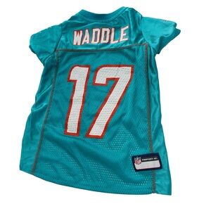 NFL Miami Dolphins football team Player # 17 Waddle dog jersey Size Large